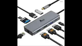 Unboxing Lionwei USB C Hub to Dual HDMI Docking Station with Ethernet Port, USB C Adapter 2 HDMI