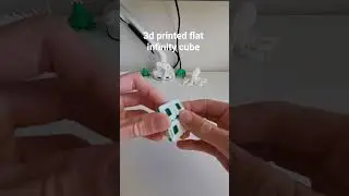 3d printed flat infinity cube #3dprinting #3dprinted #fidget