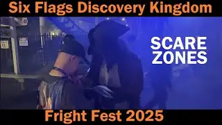 Six Flags Discovery Kingdom: Fright Fest 2025 - Scare Zones