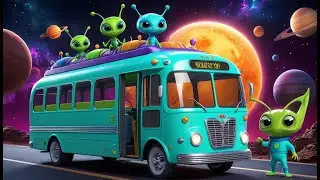The Wheels on the Space Bus | Fun Space Song for Kids | Toddler Space Adventure Rhyme