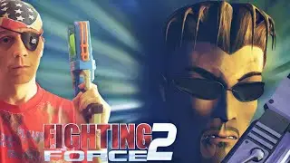 Fighting Force 2  пс1 Обзор на Игру в Стиле Киберпанк