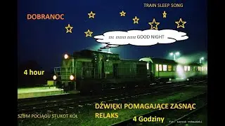 Dźwięk relaksujący Szum pociągu stukot k&oacute;ł ułatwia zasypianie dzieci bezsenna noc Train voice sleep