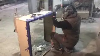 Neolith stone cabinet assembling