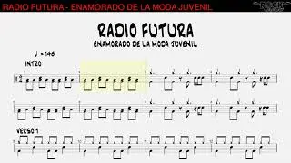 RADIO FUTURA - Enamorado de la moda juvenil [DRUMLESS BACKING TRACK + SCORE]