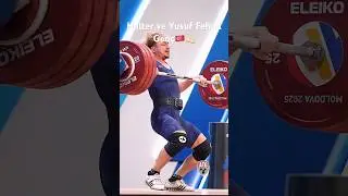 Halter bu kadar g&uuml;zel kaldırılmamıştı🇹🇷🏋️&zwj;♀️194kg Rekor kırarak Avrupa Şampiyonu Yusuf Fehmi Gen&ccedil;