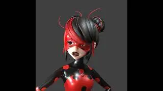 ShadyBug Rig Testing #shadybug #miraculousladybug #ladybug #rig #blender #animation