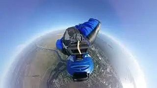Wingsuit Flight Through a CRW Formation