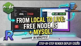 How to Deploy a Node.js App on Render With FREE MySQL Database (2026) | Step-by-Step Tutorial Guide