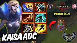 Kaisa vs Senna ADC ( QuadraKill ) Patch 26.4 Korea Challenger 1202 LP | 13/3/11