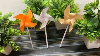 How to make DIY Paper Fan Easy tutorial✨ #thegirlytube696