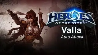 Heroes of the Storm - 'Auto Attack' Valla Gameplay