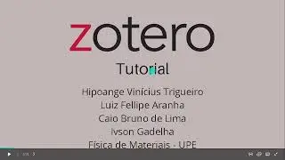 Gerenciador de refer&ecirc;ncias Zotero e editor de texto Overleaf: Como usar?
