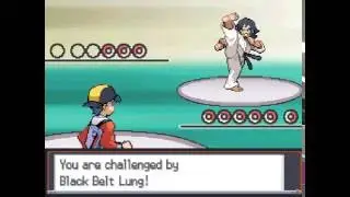 Pokemon Heart Gold Version Versus Black Belt Lung