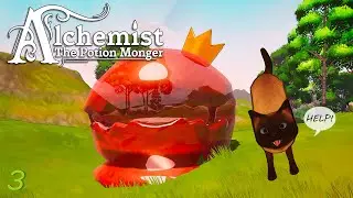 Король слаймов взял в плен кису &ndash; Alchemist: The Potion Monger Demo #3