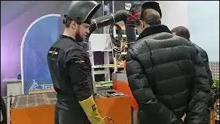 Вертикальная сварка на аппарате HUGONG SUPERMATRIX 500S III