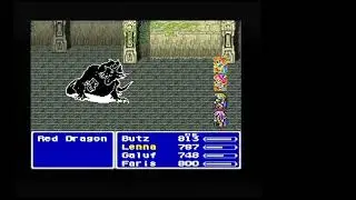 Final Fantasy 5 SNES Learn earliest F3 Flare (4 Job Fiesta) Bluemage, redmage, mediator, chemist.