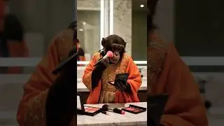 monkey makeup🤣|#shorts #shortsfeed  #ai #aishorts #funny #monkey #makeup #intertainment #viral
