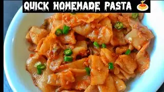 Easy Homemade Pasta Recipe | 3‑Ingredient No‑Egg Pasta | Quick Italian Pasta Making