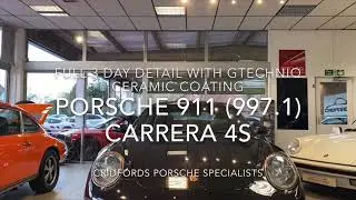 Porsche 911 (997.1) Carrera 4S Full 3 day Detail with Gtechniq Ceramic Coating at Cridfords Porsche