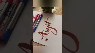 Arijit name art 😍🎨 #arijitsingh #viral #calligraphy #ytshorts #trending #mashallah