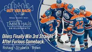 Oilers Finally Win 3rd Straight After Furious Comeback.