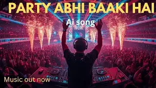 PARTY ABHI BAAKI HAI (  Official video ) new Hindi party song 2026 Dj dance mix #partysongs #aisong 