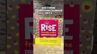 Rise Coffee Countdown Calendar Day 3 #coffee #christmascountdown #shorts