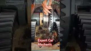 Expert Car Mechanic workshop gearbox setting #car #jeep #mechanic #technical #tractor #motivation
