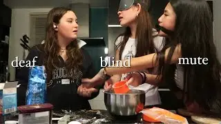 BLIND, DEAF & MUTE BAKING CHALLENGE *GONE WRONG*