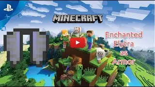 Minecraft - Elytra as Armor, Unbreakable with Command Blocks - Enchanted Elytra #minecraft #elytra