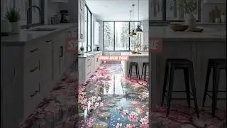 Spring Beneath Your Feet 🌸Cherry Bloosom Theme In Kitchen #kitchen