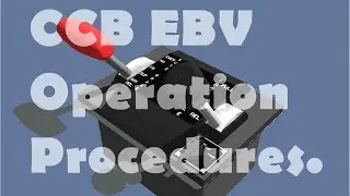 KNORR CCB Locomotive Electronic Air Brake Valve Auto. and Ind. brake handle operation procedures.