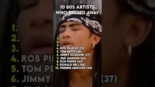 10 Iconic 80s Artists We Lost 🎤