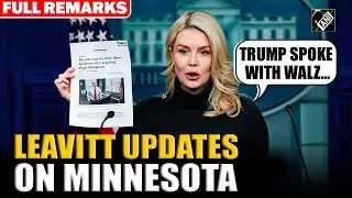 Alex Pretti’s killing to Trump-Walz talks: White House’s Leavitt updates over Minnesota |Full Remark