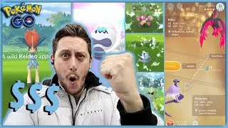 PAYWALLED!? *Keldeo Research* & Lucky Galarian Birds Trade in Pokemon GO