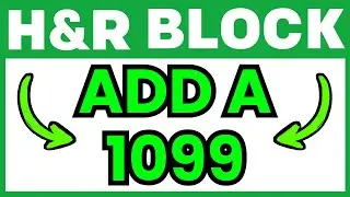How To ADD A 1099 On H&R Block (QUICK & EASY) 2026