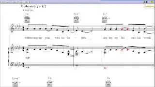 Killing Me Softly with His Song by Roberta Flack - Piano Sheet Music:Teaser