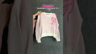 MEESHO Sweatshirt Collection ₹159😍🎀 #meesho #meeshohaul #meeshofinds #shorts #winter #trending