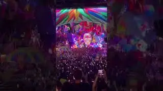 Jordan peak front to back in Ibiza UNIVRS ELROW 9-8-2025 epic scenes #ibiza #ibizasounds