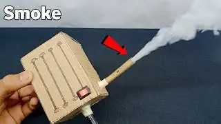 Making Mini DC Motor Smoke Machine At Home || Electric Smoke Creating