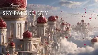 A Journey Through a Sky Palace City Where Petals Fall Forever｜ Cinematic Dreamscape