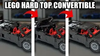 Building A LEGO Convertible Super Sports Car