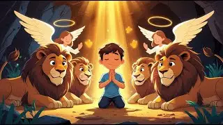 Daniel in the Lion&rsquo;s Den song 🦁 | Bible Story Song for Kids | Christian Nursery Rhyme