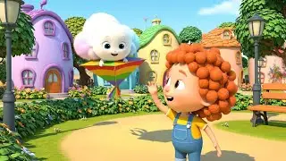 The Shy Cloud Rode on a Paper Kite ☁️ | Nursery Rhymes for Kids & Baby Songs