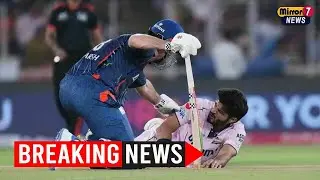 Arshad Khan&rsquo;s Slippery Fall and Mitchell Marsh&rsquo;s Sportsmanship Shine in IPL 2025