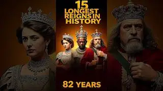 15 Longest Reigns in History I #history #shorts #trending
