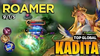 ROAMER! Kadita Best Build 2023 [ Top Global Kadita Gameplay ] FlashOne - MLBB