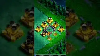Barbarian King vs Multi Mortar 👑💣 | Power Test | Clash of Clans Short | Younus YT Gaming