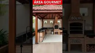 Area gourmet com churrasqueira #shorts
