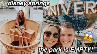 universal day 2 | STUDIOS IS EMPTY + DISNEY SPRINGS